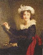 Elisabeth Louise Viegg-Le Brun Self portrait, painted at Florence, oil on canvas